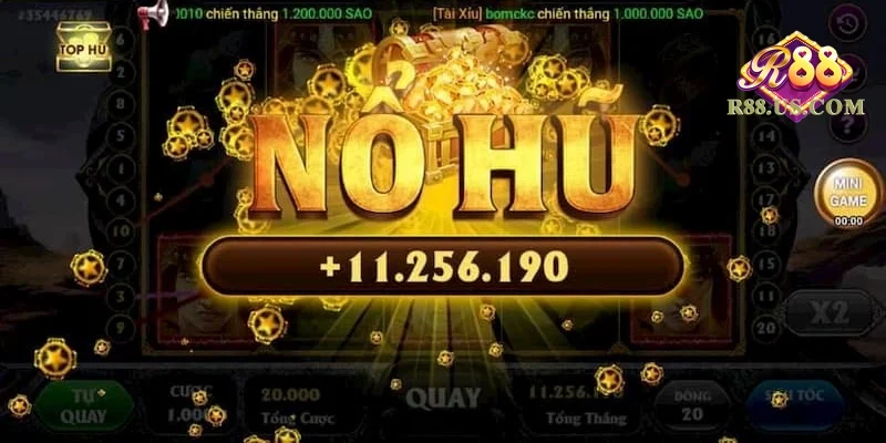 Game Nổ Hũ Đổi Thưởng R88 Đỉnh Cao, Thắng Lớn Liền Tay!